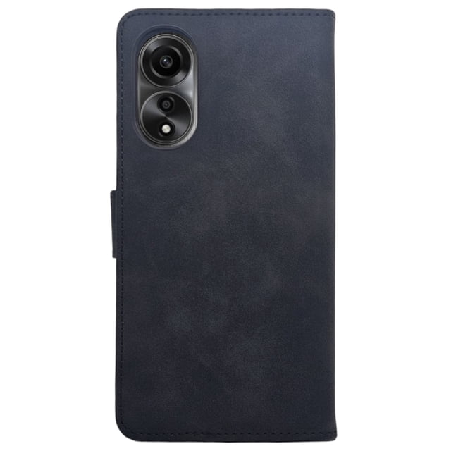 Funda Cartera Suave Cely Vesmir Para Oppo A78 Negro 2 Micas