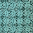 thumbnail image 1 of Ahgly Company Indoor Square Abstract Light Blue Modern Area Rugs, 8' Square, 1 of 4