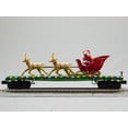thumbnail image 2 of MTH RAILKING CHRISTMAS SANTA SLEIGH & REINDEER (GREEN) O GAUGE 30-76918, 2 of 10