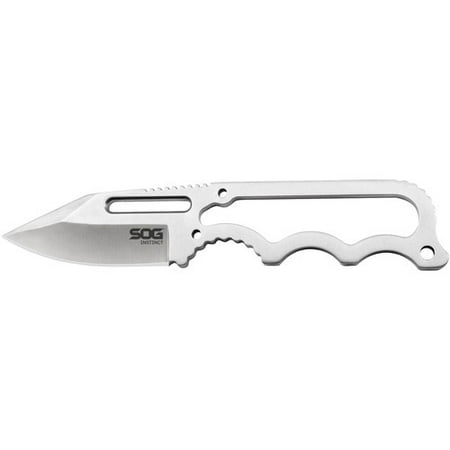 Pakkawood Handle Nylon Sheath SOG Instinct Fixed Blade NB1011-CP, Satin Polished 2.3