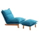 thumbnail image 4 of Puf Sillón Sillón Moderno Sofá Perezoso Individual para Juegos Tatami Interior azul, 4 of 10