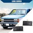 thumbnail image 3 of 1 Pair Lens Park Signal Lights Cover for Chevy Blazer Jimmy Suburban Driver and Passenger Side Black, 3 of 6