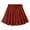 Orange, variant on Abomasnow Women's Elastic High Waist Athletic Skorts Tie Front Pleated Skirts Comfy Layer Ruffle Hem Flowy A Line Short Skirts