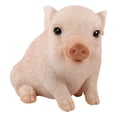 thumbnail image 3 of Ebros Rustic Adorable Animal Farm Babe Fat Nude Piglet Pig Sitting Figurine 6"L, 3 of 9