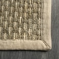 thumbnail image 6 of nuLOOM Spero Seagrass Basketweave Bordered Area Rug, 6' x 9', Spero Natural, 6 of 9