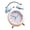 Blue, variant on Lynono Stylish Drum Shaped Metal Alarm Clock For Students Professional All Age Groups