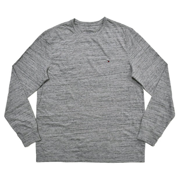 Tommy Hilfiger - Tommy Hilfiger Mens Crew Neck Long Sleeve T-shirt (L ...