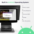 thumbnail image 4 of Volcora Machine Terminal de Vente au Détail et Restaurant pour Petite Entreprise, Caisse de Point de Vente avec Android 11 OS, Écran Tactile Double 15.6 Pouces & 11.6 Pouces, Noir, Matériel Seulement, 4 of 4