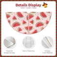 thumbnail image 3 of Sikiie Watermelon Nativity Christmas Tree Skirt, Jesus Christian Winter Holiday Tree Mat Decoration(30-48IN)36", 3 of 6