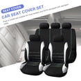 thumbnail image 4 of Protector de asiento de automóvil Funda de silla de vehículo de poliéster Accesorios para automóviles (Gris) Sywqhk Accesorios para autos y motos, 4 of 8