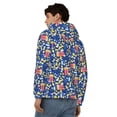 thumbnail image 4 of Goofa Cute Popcorn Pattern Mens Full-zip Hoodie, Zip-up Pullover Hooded Sweatshirt, Kangaroo Pocket Hoodie Ideal for Daily Wear, Travel, and Home-X-Large, 4 of 5