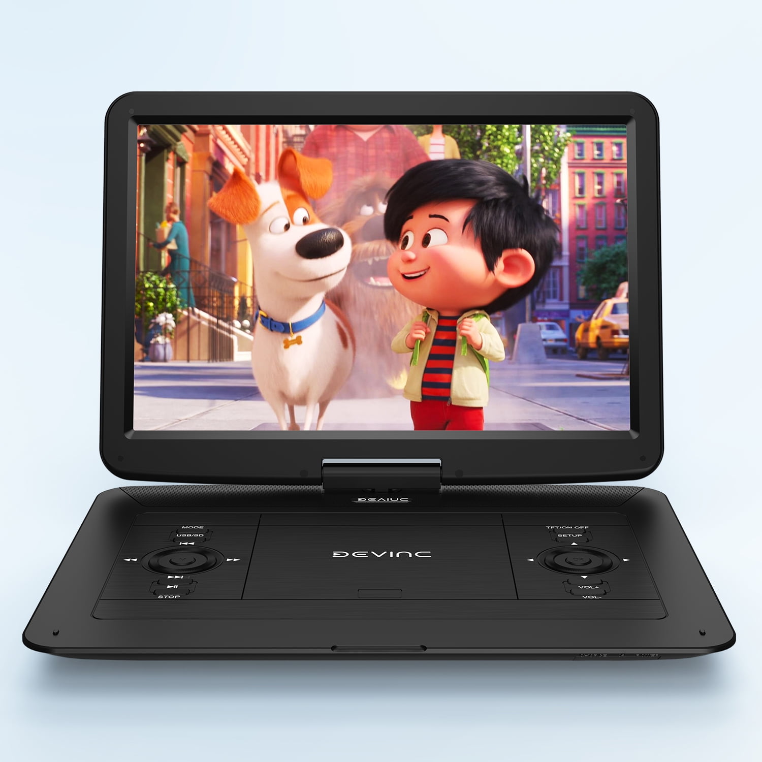 GPX Portable DVD Player with Two 9