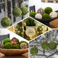 thumbnail image 5 of Efavormart 12 Pack | 2" Handmade Natural Gold Glittered Twig Rattan Balls Wedding Decoration Birthday Party Arrangement, 5 of 11