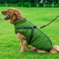 thumbnail image 4 of Pet Autumn Winter Skiing Costume 2 In 1 Sleeveless Cotton Padded Vest With Durable Chest Strap Harness, 4 of 7