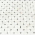 thumbnail image 3 of MSI Bianco Dolomite Dotty 12.31 in. x 12.36 in. Marble Mesh-Mounted Mosaic Tile (10.6 Sq. ft./Case), 3 of 4