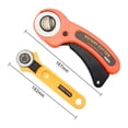 thumbnail image 3 of 45/28mm Patchwork Roller Cutter For Cloth Cutting Fabric Paper Leather Craft Fabrics Rotary Wheel Knife DIY Sewing Accessories, 3 of 5