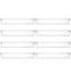 thumbnail image 1 of Backerysupply Bandeja organizadora de cajones de plástico transparente para gabinete de tocador (12 3 2, juego de 8) Bandeja de almacenamiento para maquillaje, utensilios de cocina, joyas y gadgets, 1 of 5