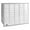 Aluminum, variant on 4B+ Horizontal Mailbox - 25 A Doors - Aluminum - Rear Loading - USPS Access