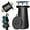 Black, variant on Upgraded XXL Collapsible Stool with Cushion,19.7"H-11.8"D Telescoping Folding Stool for Adults,More Sturdy Portable Camping Stools with Load Capacity 1000lbs for Outdoor,Garden,Fishing,Hiking