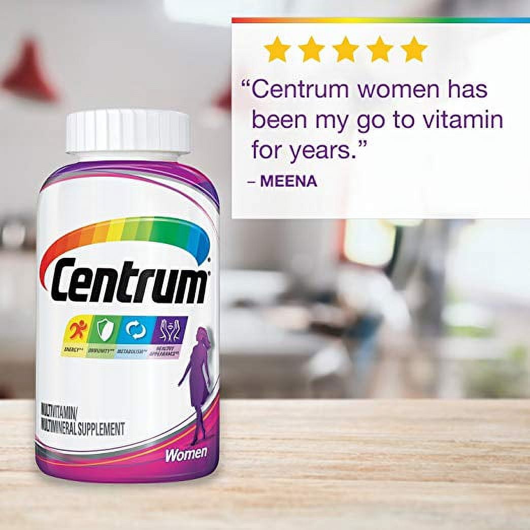 Centrum Women Tablet BONUS, 160 ct 33% Multivitamin / Multimineral Supplement, Vitamin D3