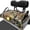 Hunting Camo Leaf Print, variant on XYZCANDO Camouflage Terry Cloth Golf Cart Seat Cover with 4 Pockets - Non-Slip Washable Universal for 2-Seat Golf Carts