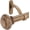 Brown Wood Grain, variant on 36-72 Inches Curtain Rods for Window,  1 Inch Diameter Drapery Rod with Resin Finials, Ideal Adjustable Heavy Duty Single Curtains Rod for Bedroom, Living Room Decoration, Brown Wood Grain
