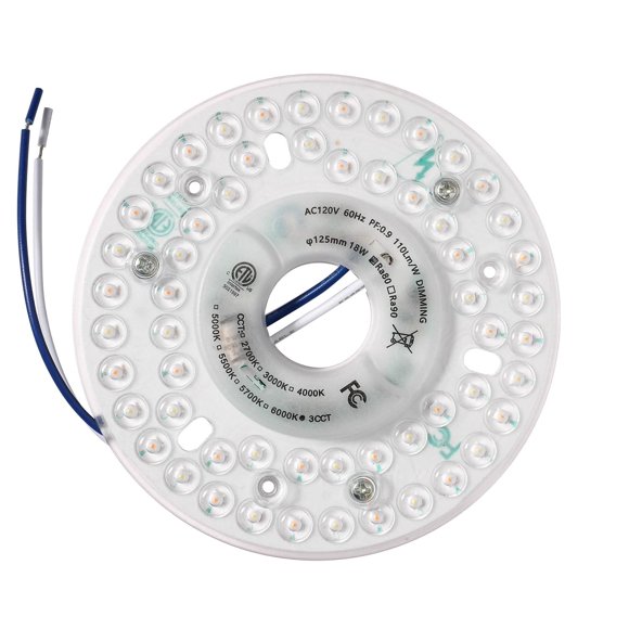 Kit de Reequipamiento de Luz LED Ledytech Blanco 3CCT para Ventilador de Techo