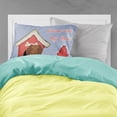 thumbnail image 2 of Dog House Collection Dachshund Red Brown Fabric Standard Pillowcase, 2 of 2