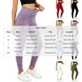 thumbnail image 3 of TEAJOPSUU Womens High Waist Ribbed Leggings Button Front Slim Fit Stretchy Yoga Pants Fall Winter Warm Knitted Tummy Control Leggings Olive Green, 3 of 5