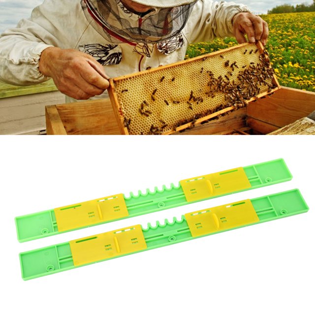 2 Pcs Garde-Glissières pour Abeilles Réducteur de Ruche Cadre Anti-Évasion pour Portail d'Apiculture