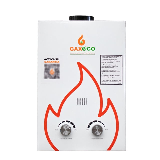 Calentador de paso c/ kit de instalación Gaxeco Eco6000hv-N C/ Kit