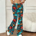 thumbnail image 6 of Cutuoiiu Women's Soft Plus Size American Football Prints Flare Yoga Pants Gifts, 6 of 9