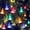 Colorful, variant on Vorkoi Christmas Bell String Lights, Outdoor Battery Powered String Lights for Tree, Garden, Patio Yard, Home, Parties