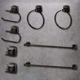 thumbnail image 1 of LUCKUP Oil Rubbed Bronze 8 Piece Bathroom Accessory Set,Towel Bar Set, Include 2 x 24”Towel Bar, 2 x Robe Hook, 2 x 6.6”Towel Ring 2 x7”Toilet Paper Holder, 304 Stainless Steel Wall Mounted…, 1 of 7