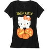 Hello Kitty Juniors Pumpkin Kitty Graphic Tee
