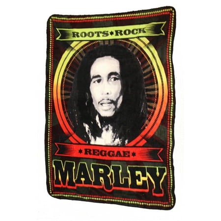 Bob Marley Roots, Rock, Reggae 45"x60" Fleece Throw ...