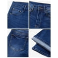 thumbnail image 3 of EMMIOL Women's Mid-High Waist Stretchy Flare Jeans Light Wash Bell Bottom Denim Pants Y2K Trendy Vintage Jeans, 3 of 7