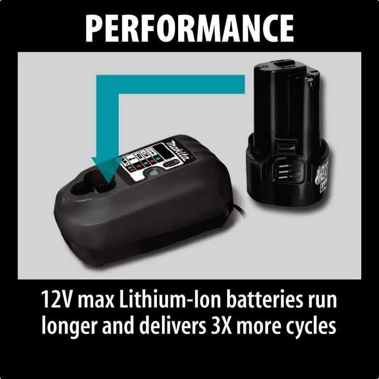 Makita Tools WT01ZW 12V Max Lithium Ion Cordless 3 8 Impact Wrench Tool Only