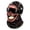 Black, variant on Old Man Ski Mask, Novelty 3D Printed Balaclava, Festive Holiday Look Gear for Winter Outings, Funny Christmas Face Cover for Men and Women, for Cycling, Hiking & Winter Parties