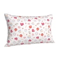 thumbnail image 2 of Kll Red Coral And Scallop Seashell Pillow Covers Envelope Closure,Super Soft And Cozy Fuzzy Fleece Pillow Case Cover (Pillow core not included) 20"X30", 2 of 8