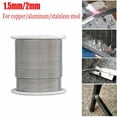 thumbnail image 1 of Universal Welding Wire Aluminum Copper Rods Iron Flux Cored 1.5mm/2mm For Repair, 1 of 1