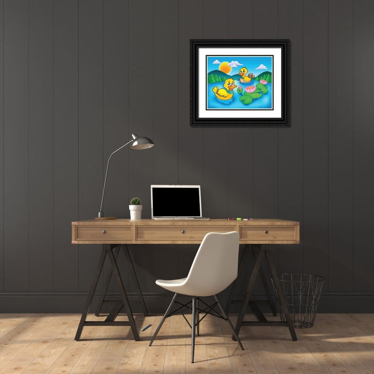 Viskova, Klara 18x15 Black Ornate Wood Framed with Double Matting