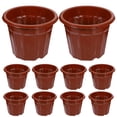 thumbnail image 5 of 25 macetas de vivero con orificios de drenaje de plástico para plantas de interior y exterior., 5 of 5