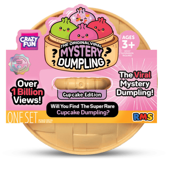 Crazy Fun RMS Cupcake Mini Edition Mystery Gold Glitter Stress Relief Squeeze Party Gifts
