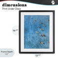 thumbnail image 4 of Stupell Industries Contemporary Leisurely Surfers on Sea Black Framed Print Under Glass, 13 x 16, by Jesse Keith, 4 of 8
