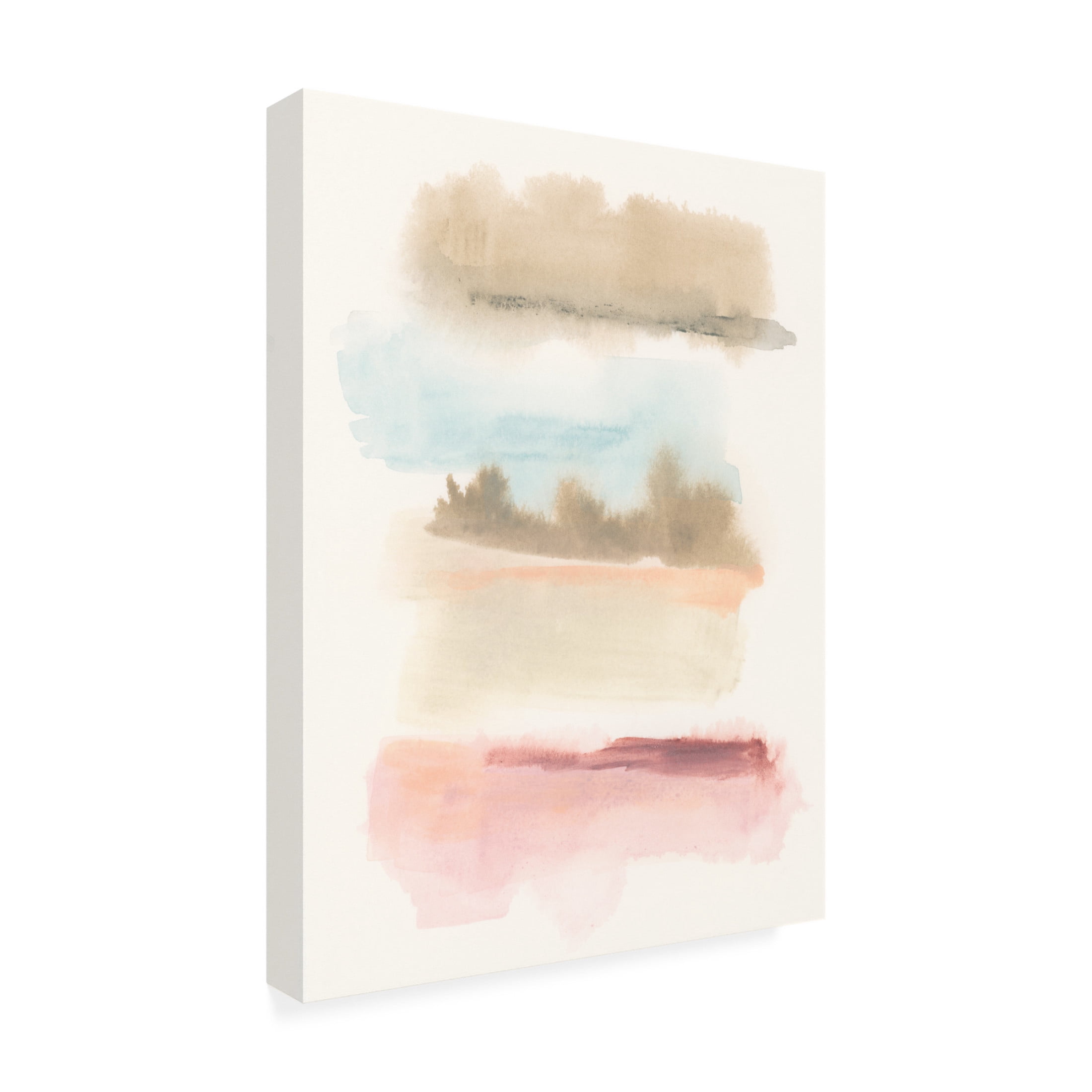 Trademark Fine Art June Erica Vess  Liquid Stratascape I Canvas Wall Art