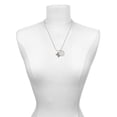 thumbnail image 2 of Delight Jewelry Stainless Steel I Love You to Texas - She is Clothed in Stength and Dignity Charm Necklace, 20"+3", 2 of 4
