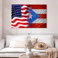 thumbnail image 2 of Elephant Stock Puerto Rico And Usa Flag Wall Art - Flags Canvas Canvas - 48" x 32", 2 of 8