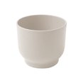 thumbnail image 5 of Bloem Enzo 4" Plastic Round Decorative Planter, Vanilla Bean, 6-Pack, 5 of 8