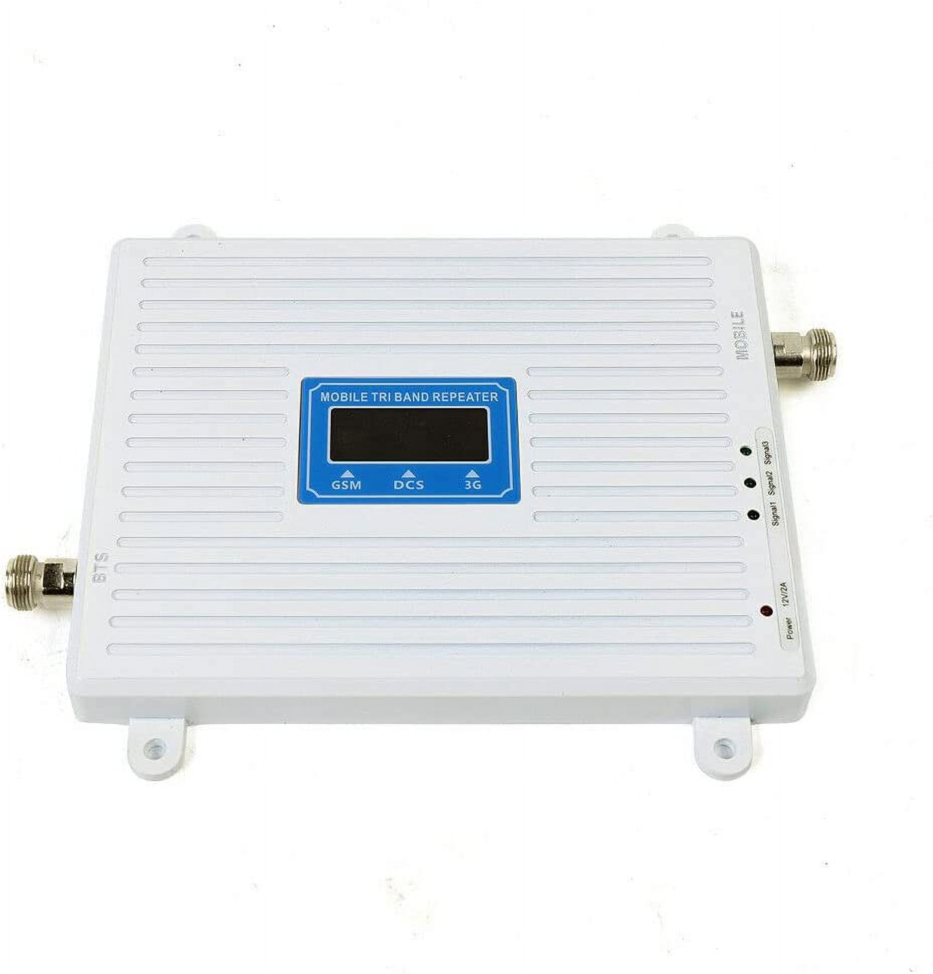 Miumaeov Cell Phone Signal Booster 900/1800/2100MHz 2G/3G/4G Tri Band Amplifier Repeater